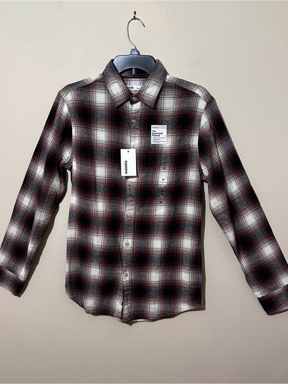 Super Soft Flannel Overshirt Plaid Button-Down Cozy Fall Gorpcore Streetwear